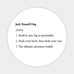 Jack russell dog sayings Magnet